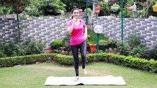 5 Yogasanas for weight loss// Happiness yoga with Komal sharma