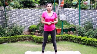 5 Yogasanas for weight loss// Happiness yoga with Komal sharma