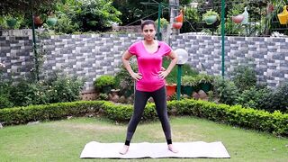 5 Yogasanas for weight loss// Happiness yoga with Komal sharma