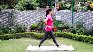 5 Yogasanas for weight loss// Happiness yoga with Komal sharma