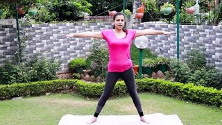 5 Yogasanas for weight loss// Happiness yoga with Komal sharma