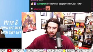 Hasan reacts to LeanBeefPatty Stretching