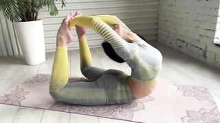 Daily stretching and hot yoga part 6 #yoga #contortion #stretching