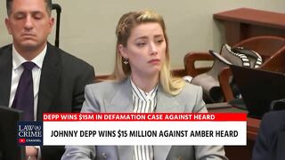 ‘I’m Sad I Lost This Case’: Amber Heard Statement Calls Verdict a ‘Setback’ for Women