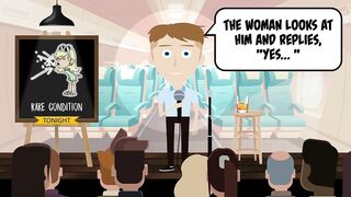 ???? Funny Joke - A man and a woman are sitting beside each other on a plane... | Funny Daily Jokes
