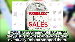 ROBLOX BROUGHT BACK SALES?