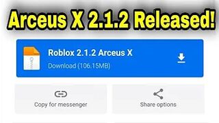 Roblox Arceus X Mod Menu 2.1.2 Update ! Roblox Arceus X Download Latest Version