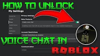 (ROBLOX) How To Unlock Voice Chat On Roblox With No ID 2022 Easy Tutorial