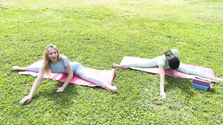 Middle Splits with Yoga and Gymnastics | Stretching time | Flexibility Contortion