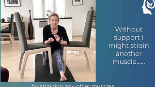 Supported stretching when you are losing stability
