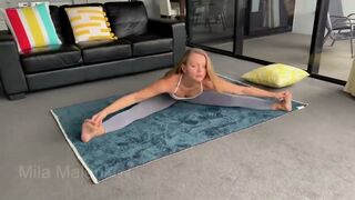 Spirituality Yoga & Gymnastics at Home for stretching full body legs and Arms