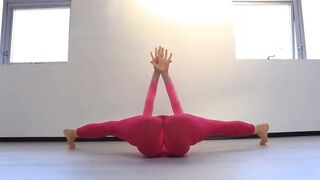 Full legs Stretching Yoga gymnastics exercise by hot girl #Yoga #exercise #Gymnastics #stretching