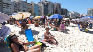 ????????Rio de Janeiro COPACABANA Beach Walk Tour BRAZİL