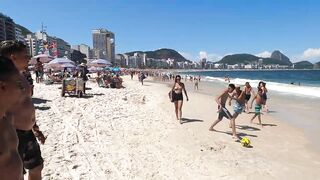 ????????Rio de Janeiro COPACABANA Beach Walk Tour BRAZİL