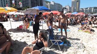 ????????Rio de Janeiro COPACABANA Beach Walk Tour BRAZİL