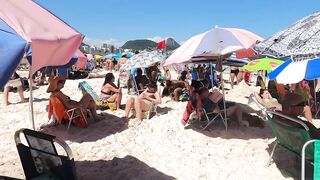 ????????Rio de Janeiro COPACABANA Beach Walk Tour BRAZİL