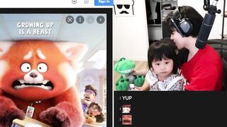 Toast babysits his Niece in the middle of the stream