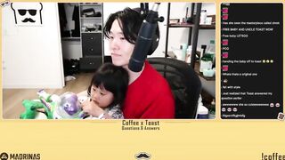 Toast babysits his Niece in the middle of the stream