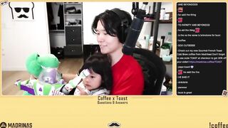 Toast babysits his Niece in the middle of the stream