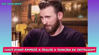 Chris Evans Empezó A Seguir A Shakira En Instagram