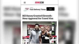 Bill Haney REUNITES w/ Devin Haney: Granted APPROVAL for Travel Visa for George Kambosos Undisputed