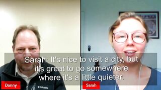 Real English Conversation 2 - Future travel Conversation with Subtitles