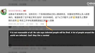 Chinese internet celebrity fired for being infected with coronavirus