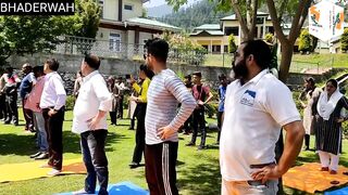 Iconic Live yoga session’ organised by the Department of Ayush in collaboration With BDA