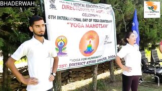 Iconic Live yoga session’ organised by the Department of Ayush in collaboration With BDA