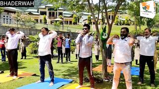 Iconic Live yoga session’ organised by the Department of Ayush in collaboration With BDA