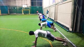 Cricket coaching | fitness training | stretching | agility drill session | Unicorn Sports Mumbai