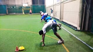 Cricket coaching | fitness training | stretching | agility drill session | Unicorn Sports Mumbai