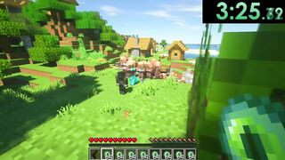 Speedrunning Minecraft but I enslave villagers