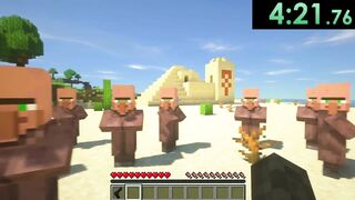 Speedrunning Minecraft but I enslave villagers