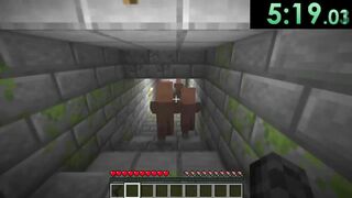 Speedrunning Minecraft but I enslave villagers