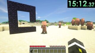 Speedrunning Minecraft but I enslave villagers