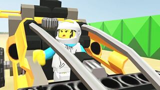 HELLO NEIGHBOR vs LEGO & ROBLOX TOYS (3D Animation Parody Cartoon Challenge)