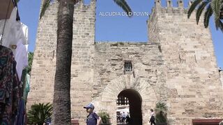 ALCUDIA MALLORCA 2022 BEACH OLD TOWN 4K