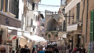 ALCUDIA MALLORCA 2022 BEACH OLD TOWN 4K