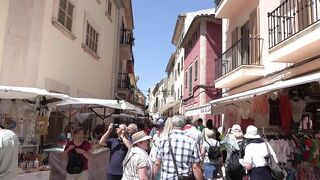 ALCUDIA MALLORCA 2022 BEACH OLD TOWN 4K