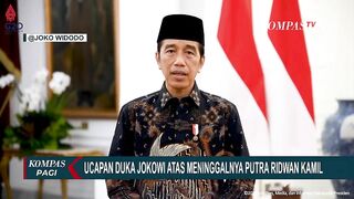 Melalui Akun Instagram, Presiden Jokowi Sampaikan Ucapan Duka Atas Meninggalnya Putra Ridwan Kamil