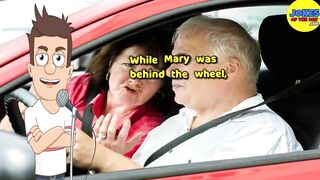 Funny Joke: Johnny and his wife Mary were driving across the country when they were pulled over