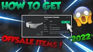 How To Get Off-Sale Items On Roblox 2022