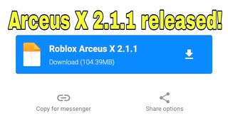 Roblox Arceus X Mod Menu 2.1.1 Update ! Roblox Arceus X Download Latest Version