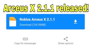 Roblox Arceus X Mod Menu 2.1.1 Update ! Roblox Arceus X Download Latest Version