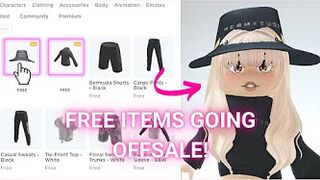 get these roblox free items before they go offsale- ????????