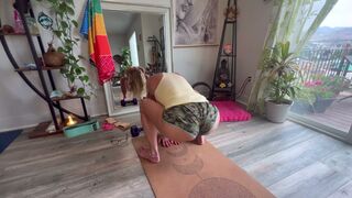 Yoga and Stretching at Home. Forward Bending, Advanced Yoga Asanas