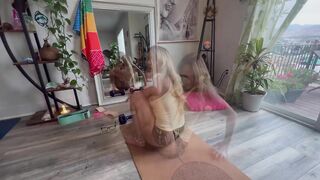 Yoga and Stretching at Home. Forward Bending, Advanced Yoga Asanas