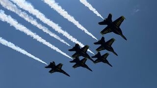 Blue Angels Pensacola Beach Flyby 6/6/22