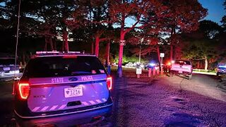 Large Barnstable beach fight draws local and state police... bottle smashed on someone's head...